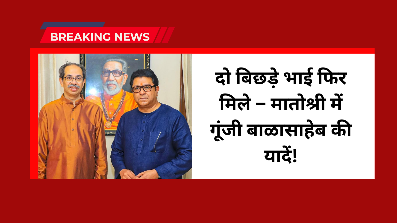 Raj Thackeray Matoshree Visit
