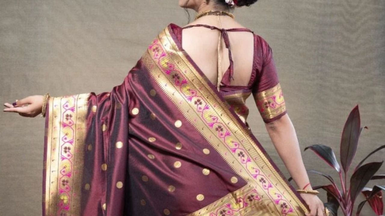 Marathi Paithani blouse design