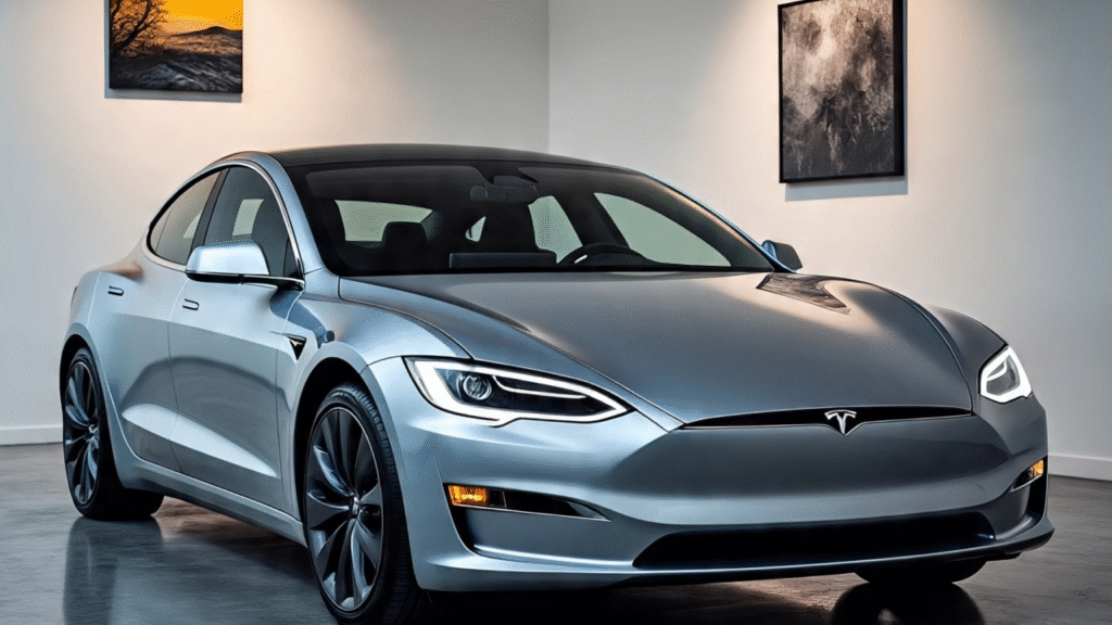 Pratap Sarnaik Tesla car