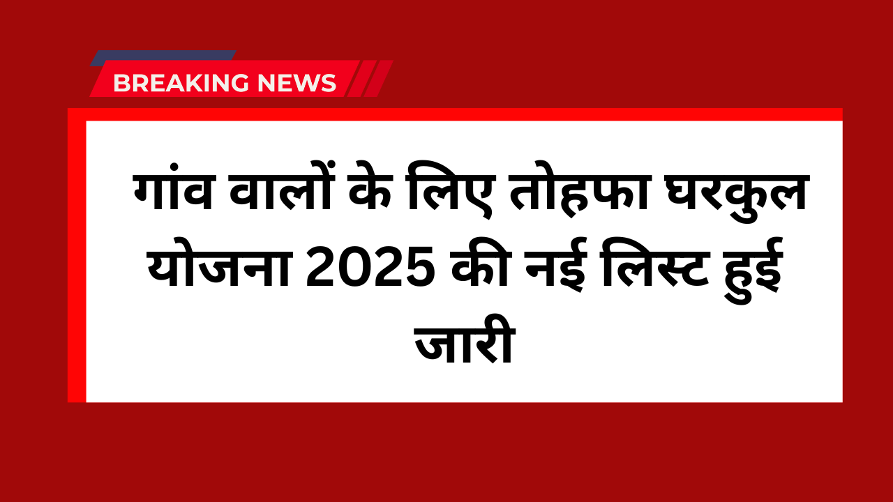 Gharkul Yojana Maharashtra 2025