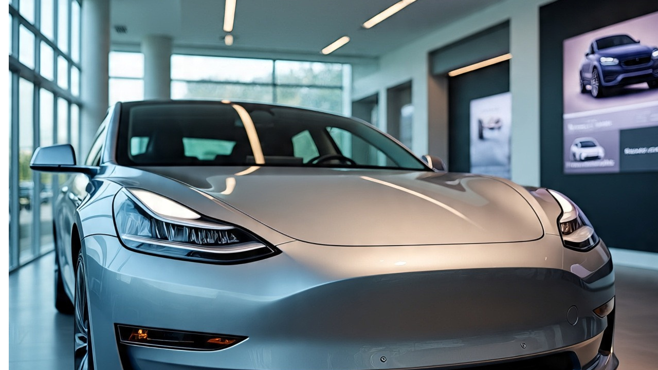 Tesla New Showroom in Delhi