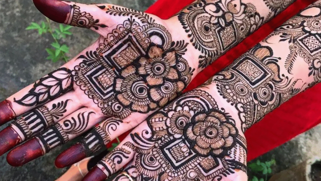 Mangala Gauri Mehndi Design