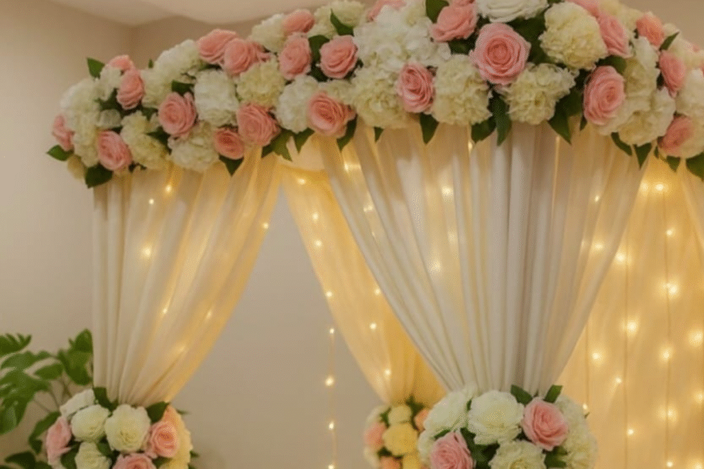 ganpati decoration ideas at home 2025