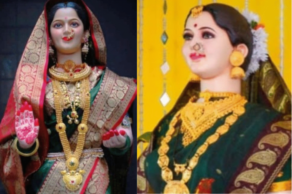 Gauri Mahalakshmi Saree Tips 2025:गौरी महालक्ष्मी पूजा 2025 के लिए धामाल साड़ी स्टाइल्स और जबरदस्त कलर आइडियाज़! 5 Gauri Mahalakshmi Saree Tips 2025