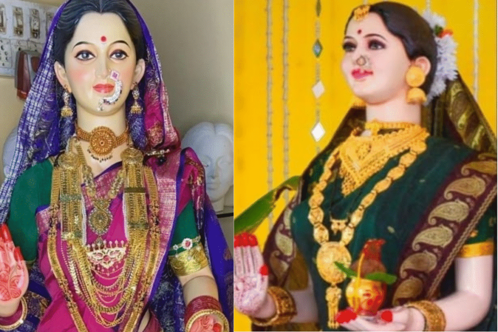Gauri Mahalakshmi Saree Tips 2025:गौरी महालक्ष्मी पूजा 2025 के लिए धामाल साड़ी स्टाइल्स और जबरदस्त कलर आइडियाज़! 6 Gauri Mahalakshmi Saree Tips 2025