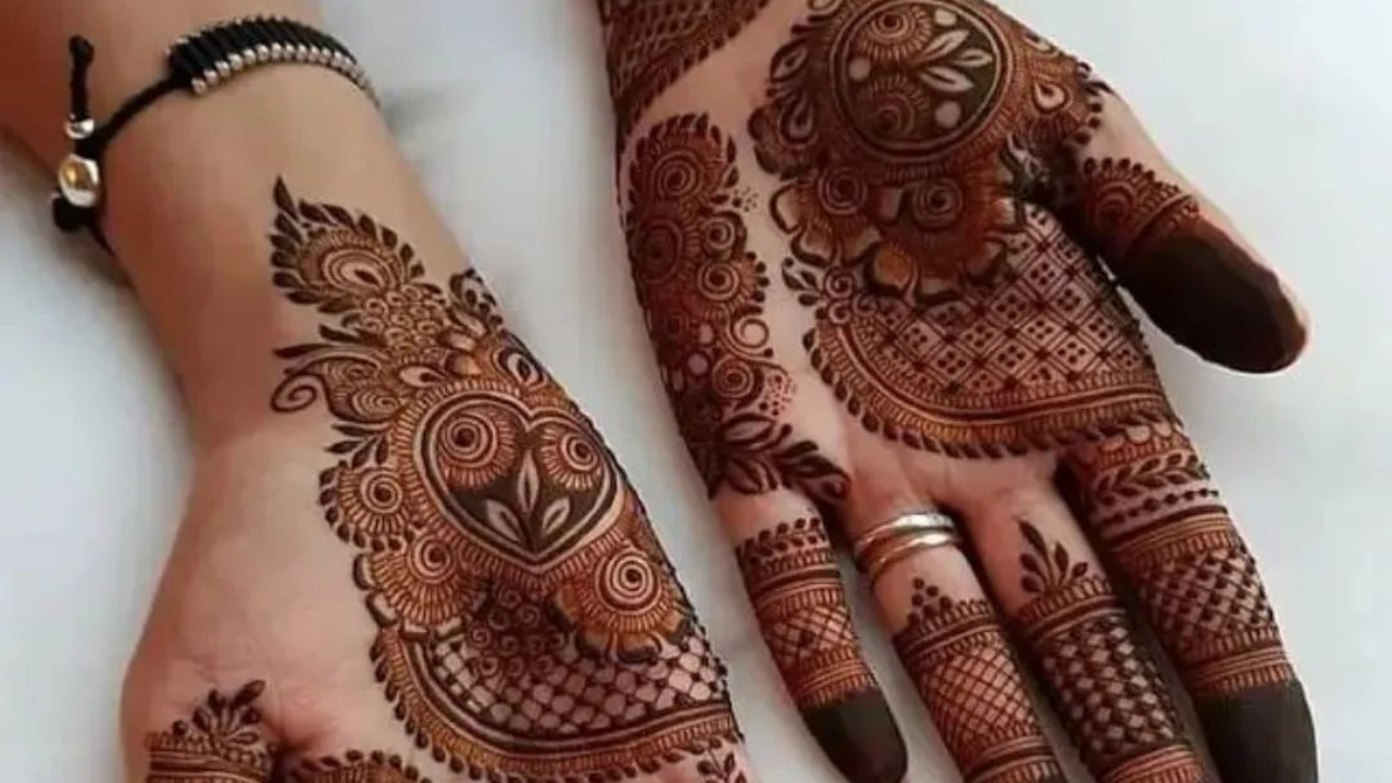 jitiya mehndi design