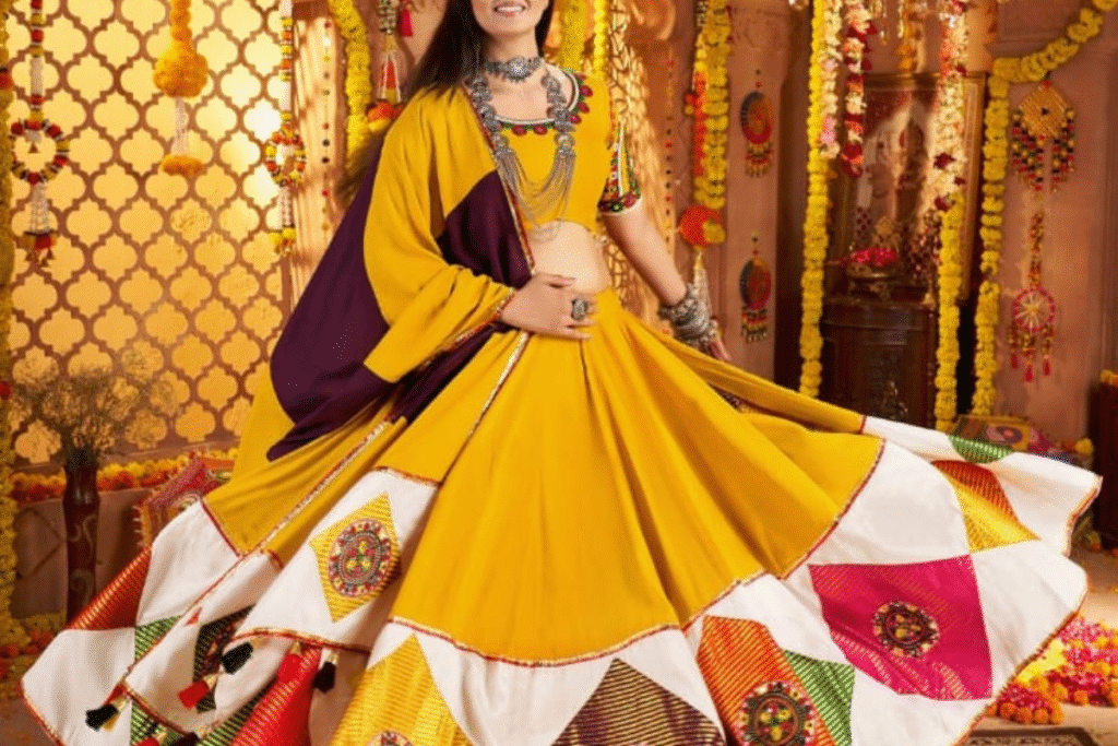 Best Navratri Ghaghra Choli designs 2025: घाघरा-चोली में दिखें स्टाइलिश – नवरात्रि के हर दिन के लिए खास लुक आप यह लुक जरूर ट्राई करो 3 Best Navratri Ghaghra Choli designs 2025: घाघरा-चोली में दिखें स्टाइलिश – नवरात्रि के हर दिन के लिए खास लुक आप यह लुक जरूर ट्राई करो
