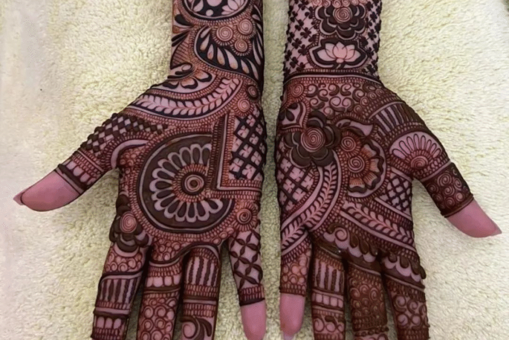 jitiya mehndi design