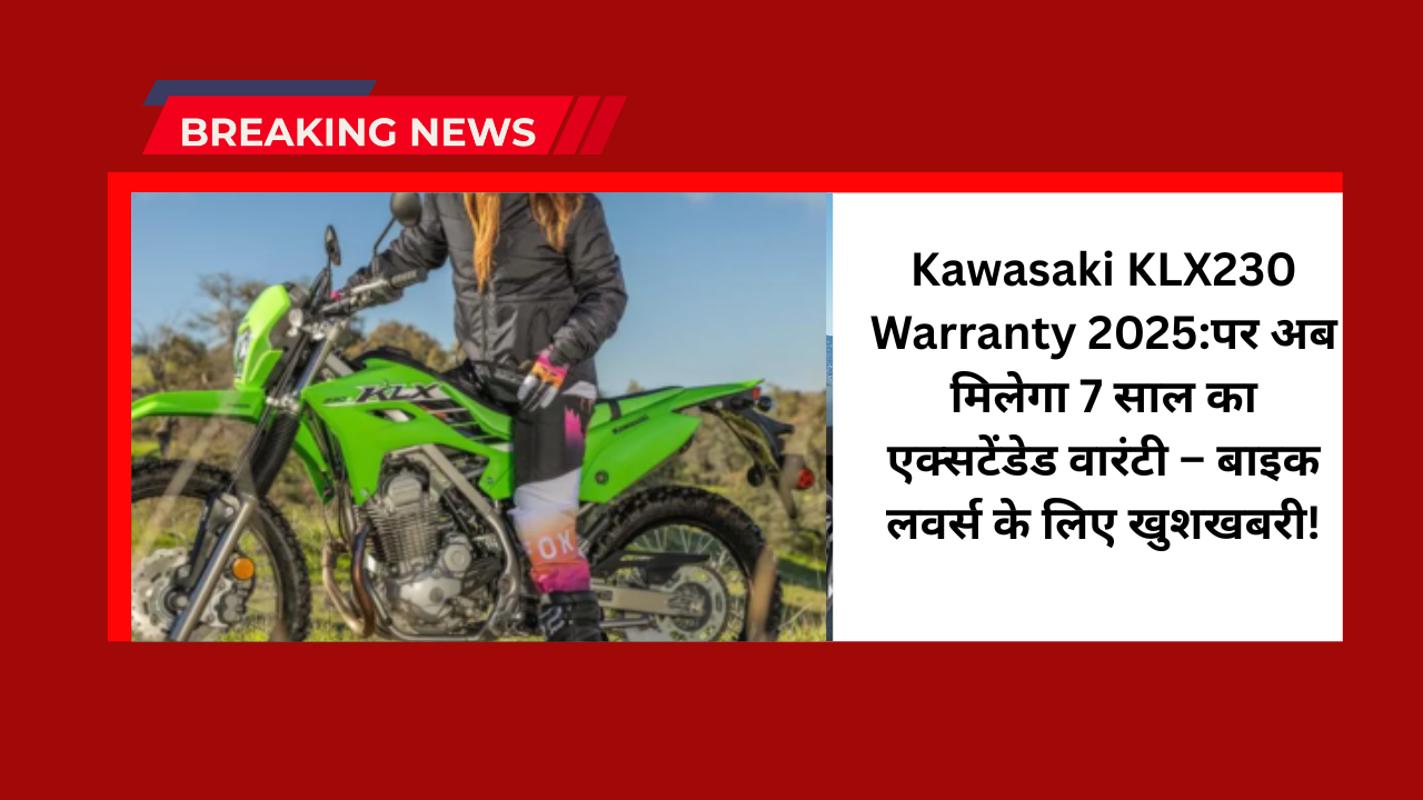 Kawasaki KLX230 Warranty 2025