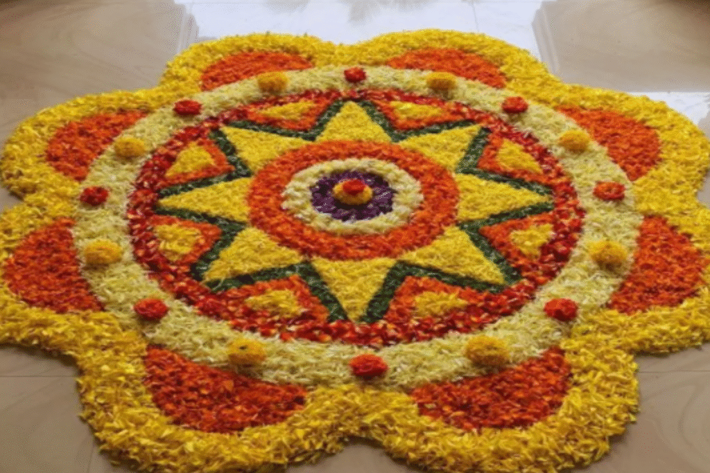 latest rangoli design 2025: घर को दें नया लुक इन आसान और सुंदर रंगोली डिजाइनों से 4 latest rangoli design 2025