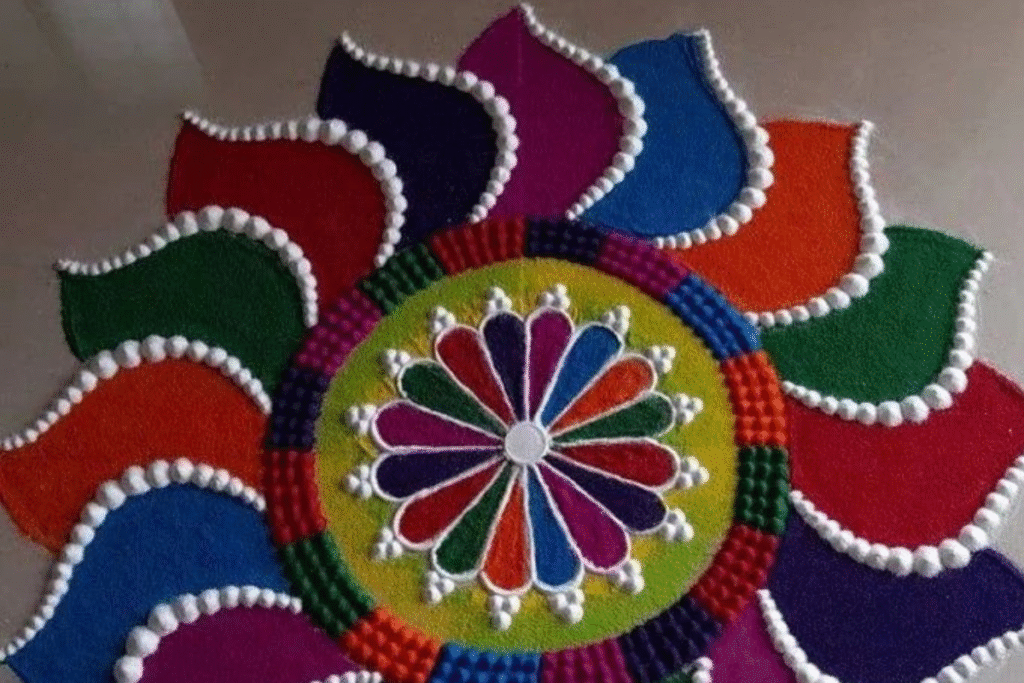 latest rangoli design 2025: घर को दें नया लुक इन आसान और सुंदर रंगोली डिजाइनों से 3 latest rangoli design 2025
