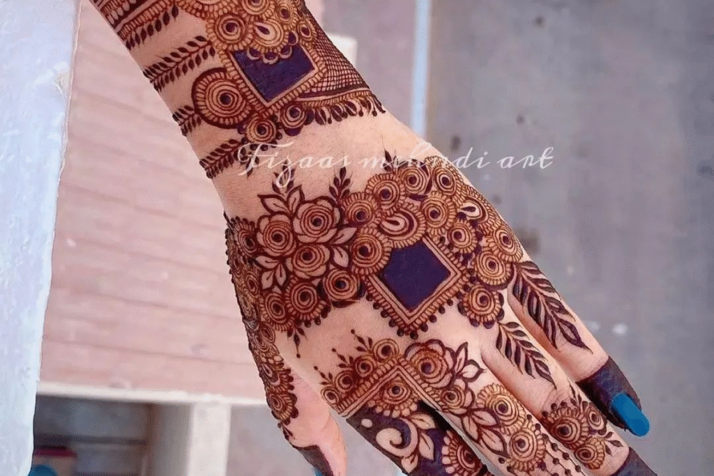 Easy Mehndi Design for Diwali