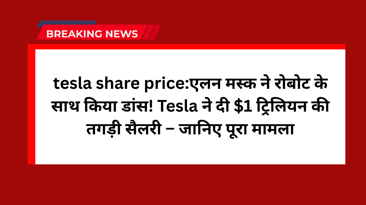 tesla share price